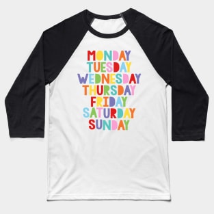 Days of the week Baseball T-Shirt